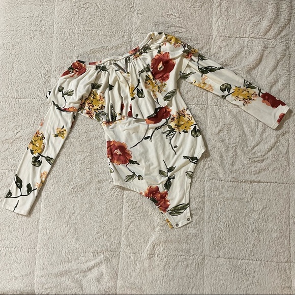 Floral Bodysuit / Size S - Picture 1 of 5